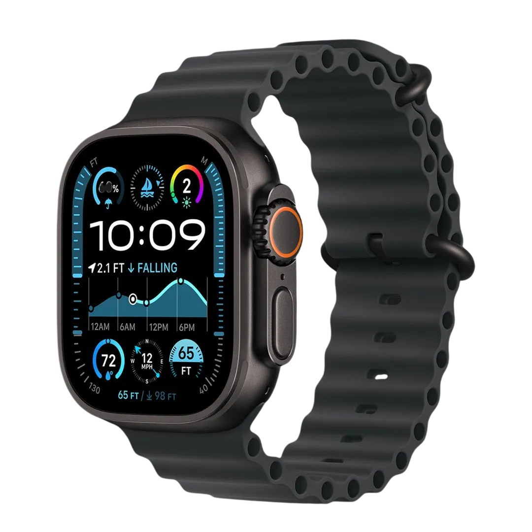 Apple Watch Ultra 2 49mm GPS + LTE Black Titanium Case with Black Ocean